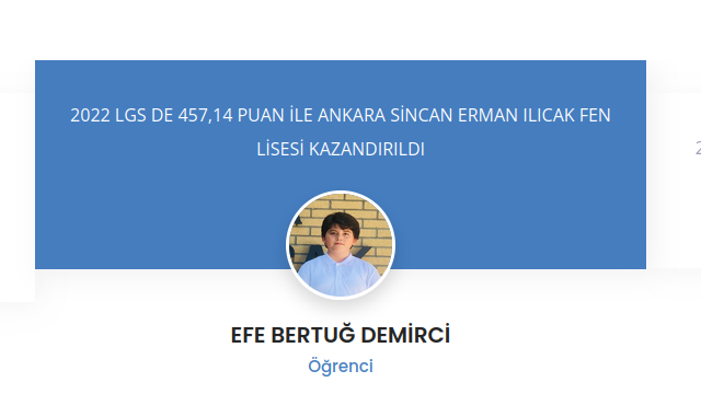 Başarı hikayesi 3